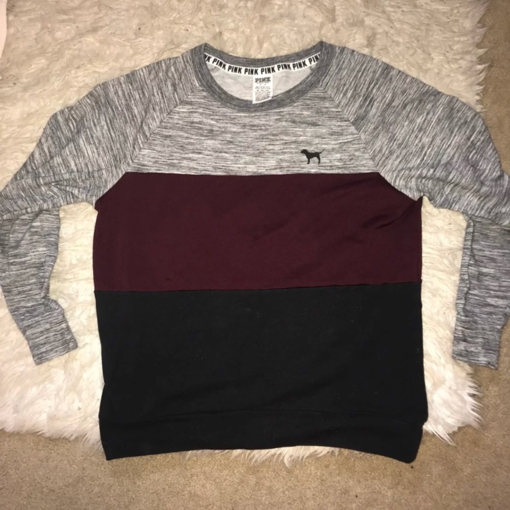 VS Pink Lightweight Hoodless Sweatshirt